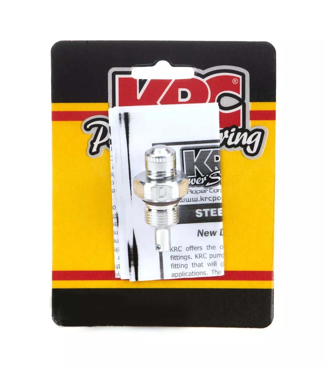 KRC Power Steering Alum Flow Valve -6AN Male ID – D KRC 25311000