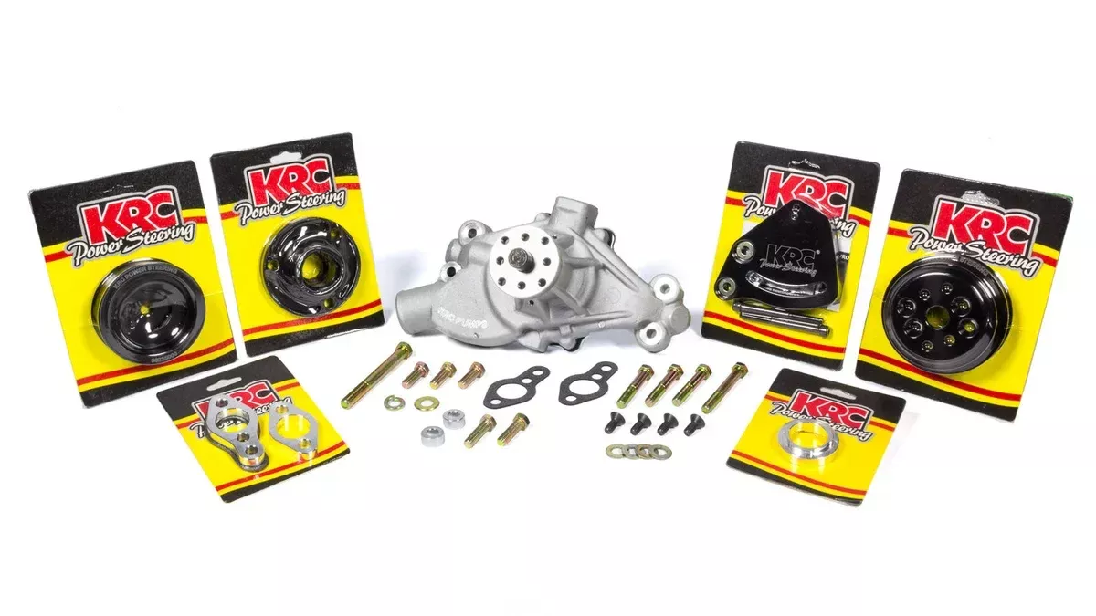 KRC Power Steering Basic Crate Engine Kit Block Mount w/ pump KIT 16312615