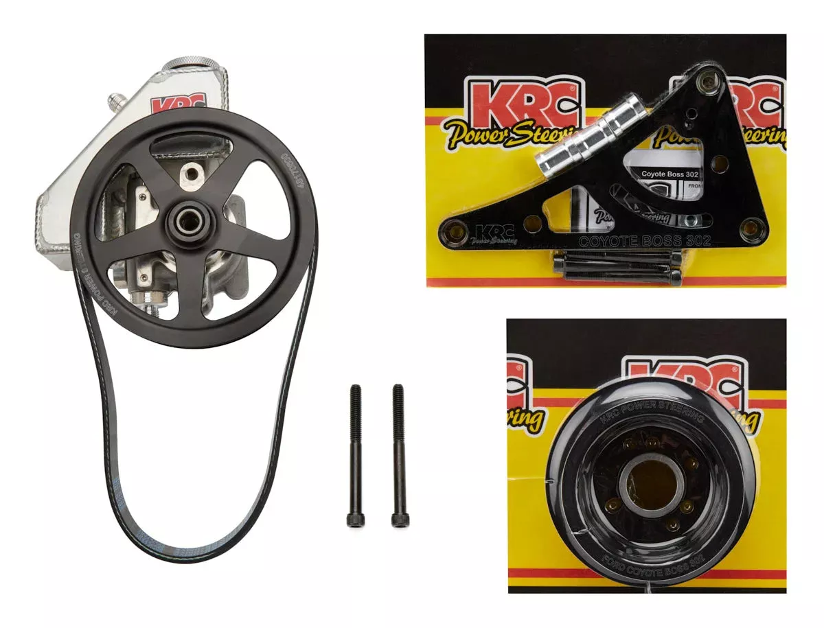 KRC Power Steering Pulley & P/S Pump Kit Ford Coyote w/ B/O Res. KIT 66302125