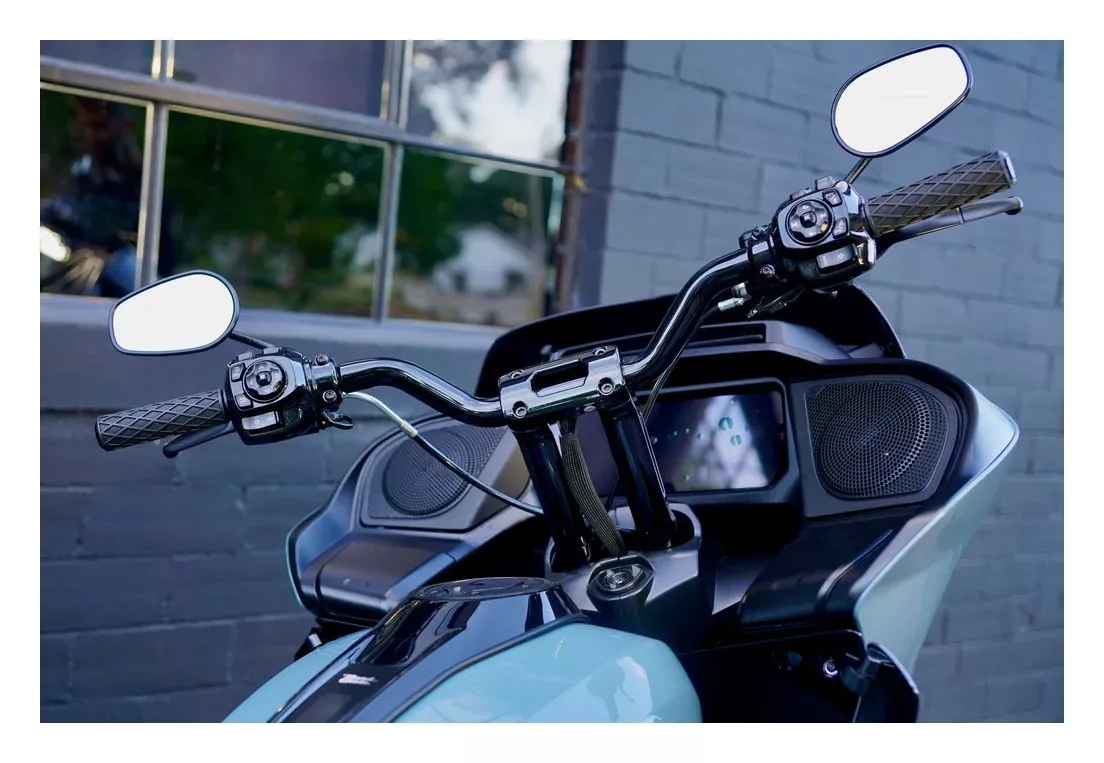 KST Kustoms Apex Riser And Mid Moto Handlebar Kit For Harley FLTRX 2023-2026