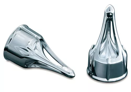 Kuryakyn Front Axle Nut Caps Roman/Chrome (1225)