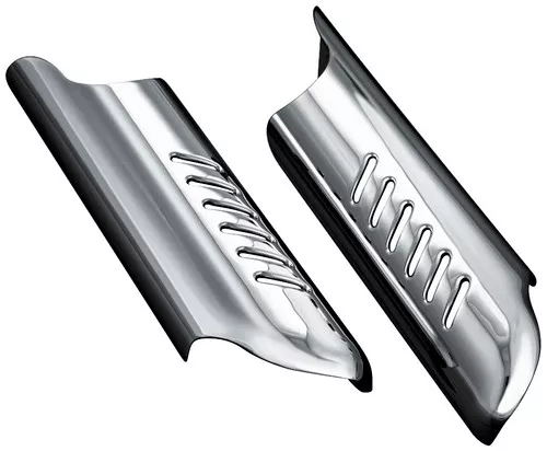 Kuryakyn Lower Leg Deflector Shields Chrome (7768)