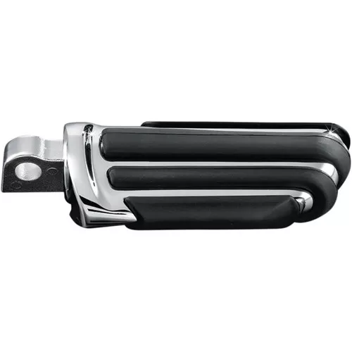 Kuryakyn Pilot Chrome/Rubber Male Mount Footpegs (4425)