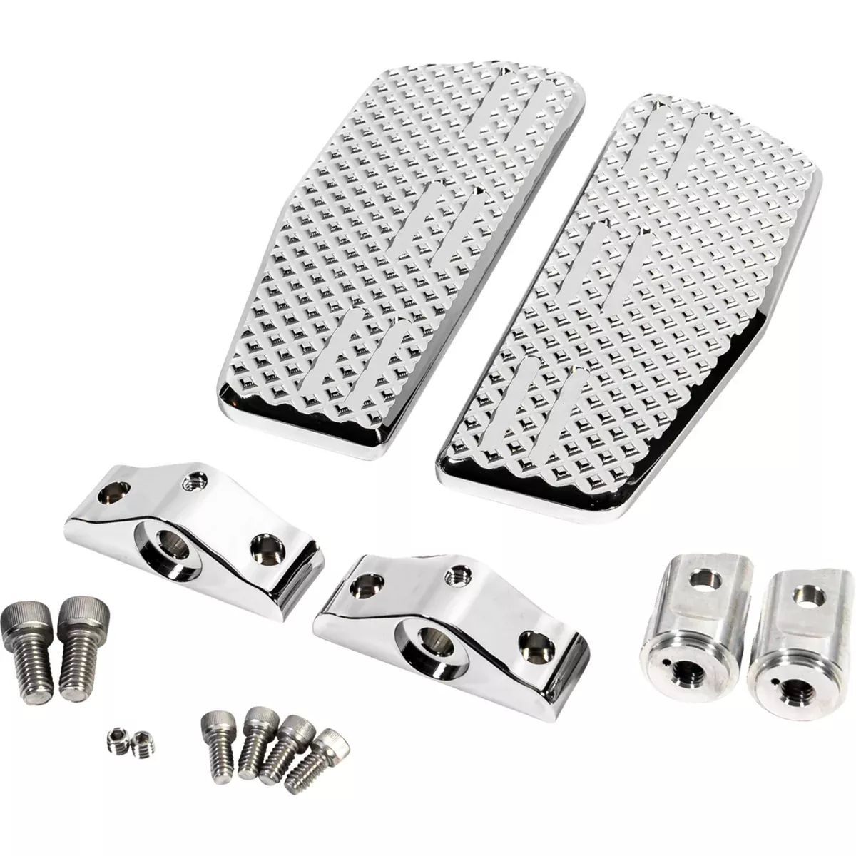 LA CHOPPERS 1621-1199 LA-P101-02C Mini Floorboards driver - chrome