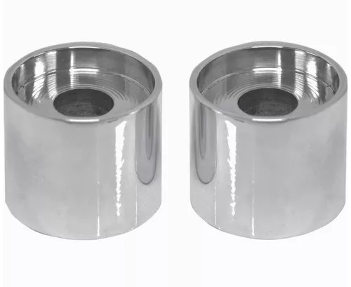 LA Choppers Chrome 1" Riser Extension for 1.25" Handlebars (LA-7414-01)