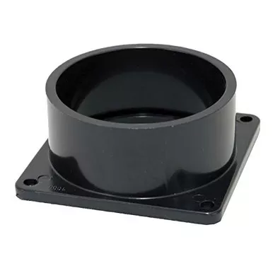 LaSalle Bristol 66V13 Slip Socket Flange - 3 Inch, Black
