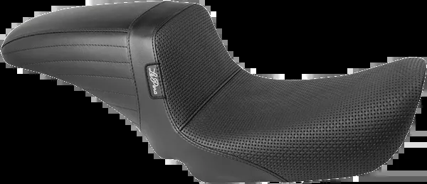 Le Pera Kickflip Seat - Basketweave - Black - FXD '04-'05