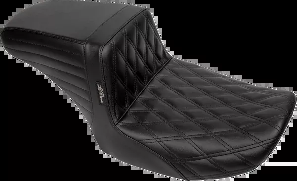 Le Pera Kickflip Seat – Double Diamond Stitch – FLH/FLT ’23-’25