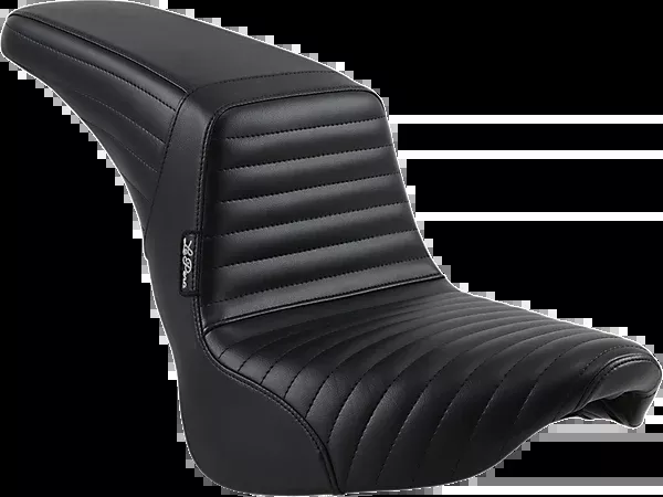 Le Pera Kickflip Seat - Pleated - Black - FX/FL '18-'23