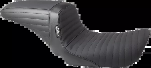 Le Pera Kickflip Seat - Pleated W/ Gripp Tape - Black - FXD '04-'05