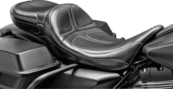 Le Pera Maverick Daddy Long Legs Seat – Black – Stitched – FL ’08-’25