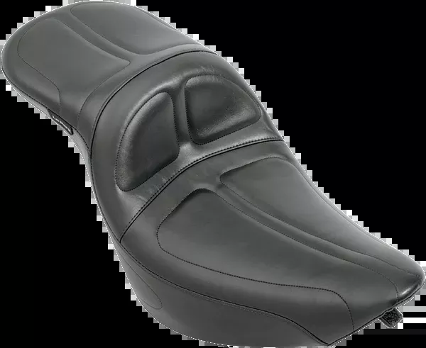 Le Pera Maverick Daddy Long Legs Seat – Black – Stitched – Softail ’00-’17
