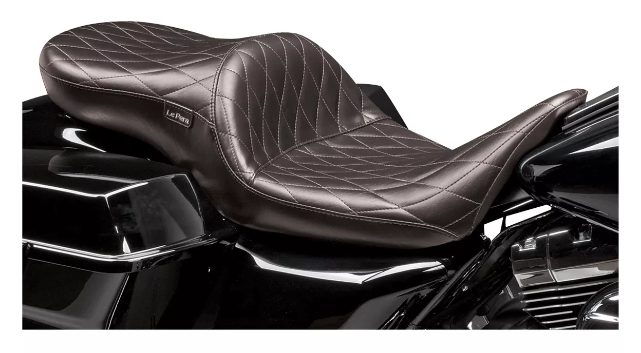 Le Pera Maverick Diamond Stitch Seat For Harley Touring 2008-2025