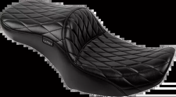 Le Pera Maverick Seat - Without Backrest - Diamond Stitch - Black - FLH/FLT '23-'25