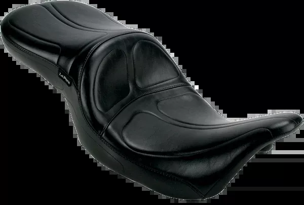 Le Pera Maverick Seat - Without Backrest - Stitched - Black - FL '08-'23