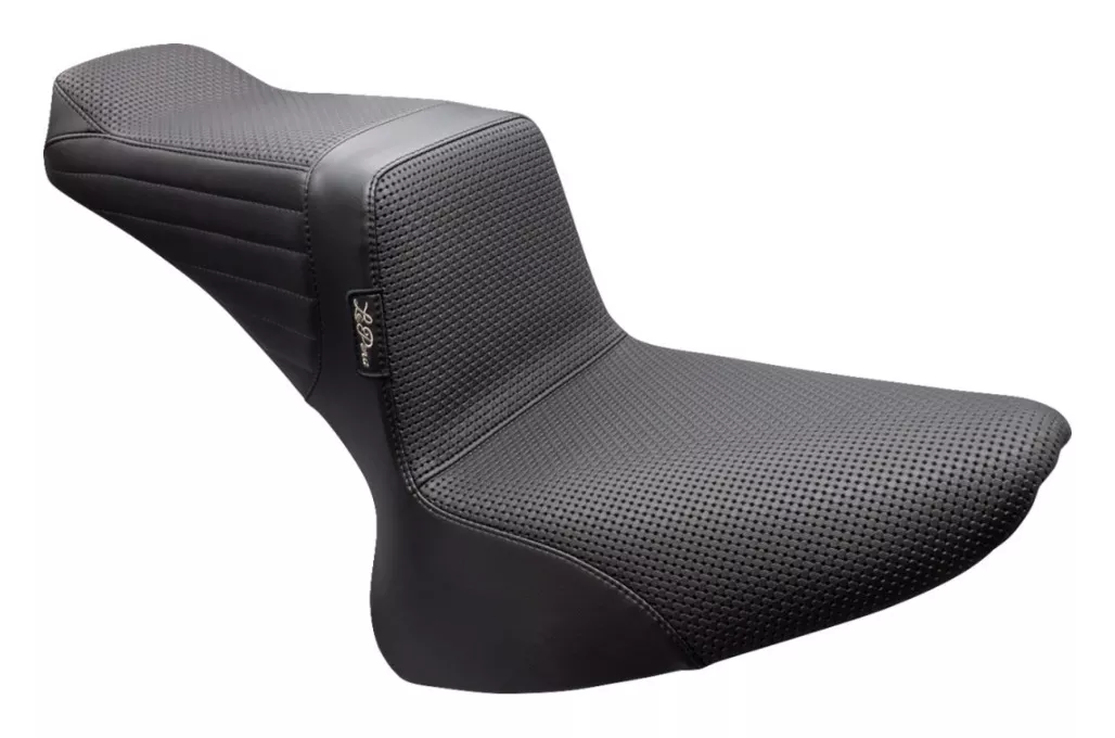 Le Pera Tailwhip Basket Weave 2-Up Seat For Harley Softail 2000-2017