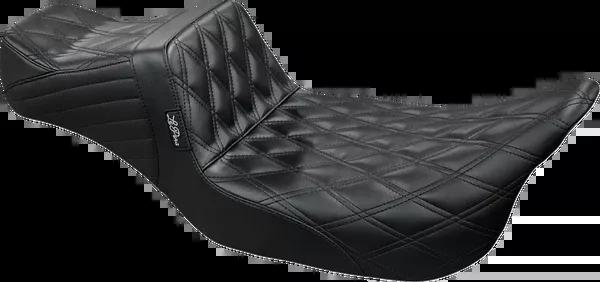 Le Pera Tailwhip Daddy Long Legs Seat - Double Diamond - Black - Touring '08-'24