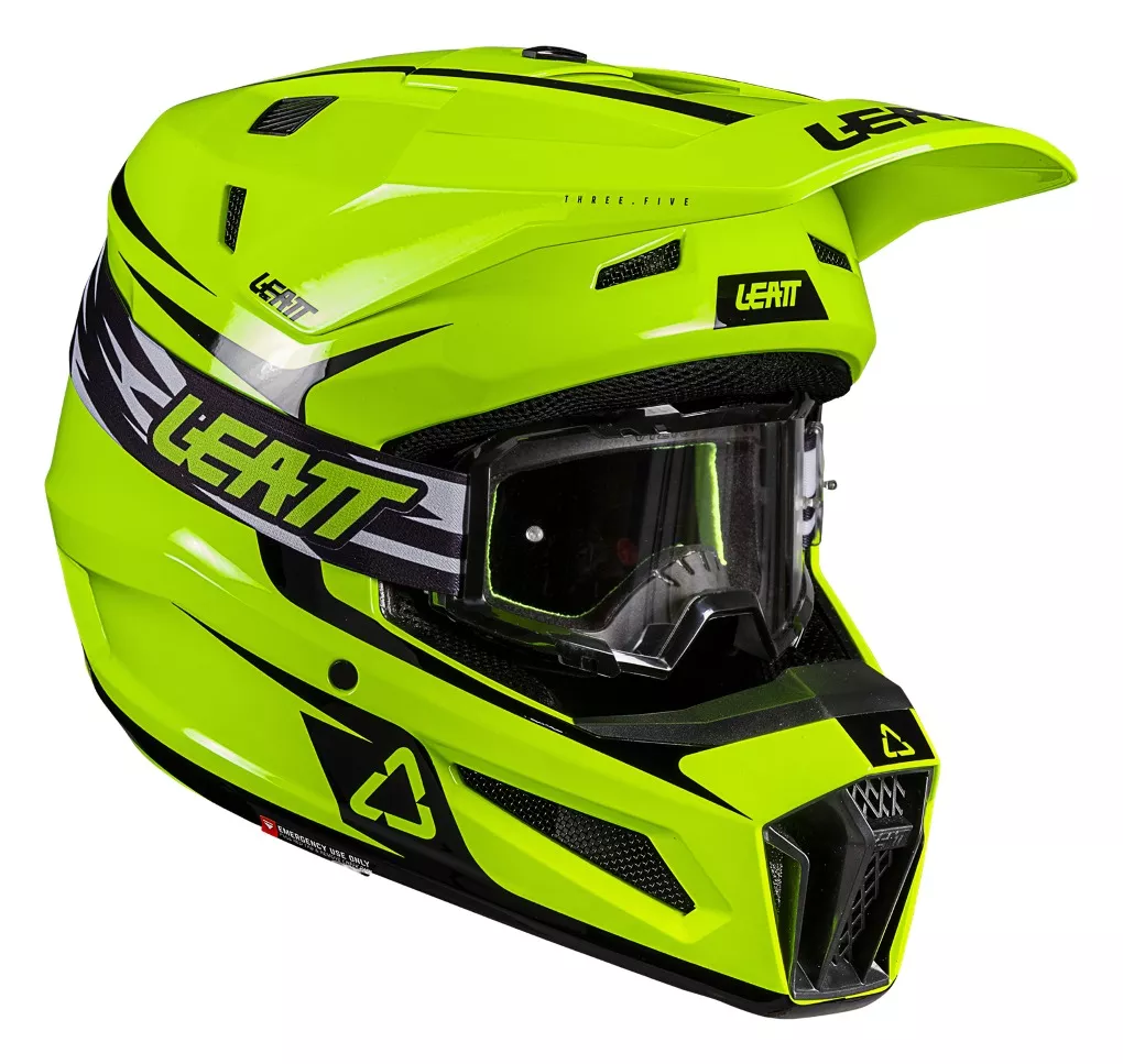 Leatt Moto 3.5 V26 Helmet w/ Vizion 3.5 Goggles
