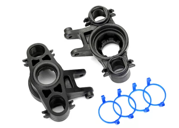 Left & Right Axle Carriers with (4) Dust Boot Retainers for E-Revo VXL Brushless