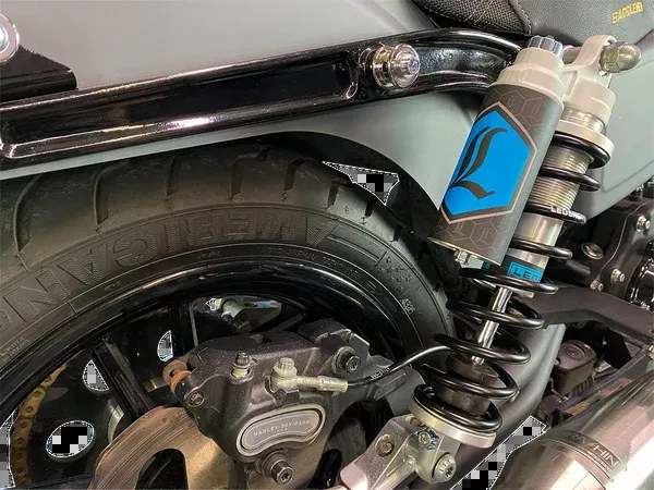 Legend Suspension REVO ARC Piggyback Shocks – 13″ – Standard – Clear – ’99-’17 Dyna