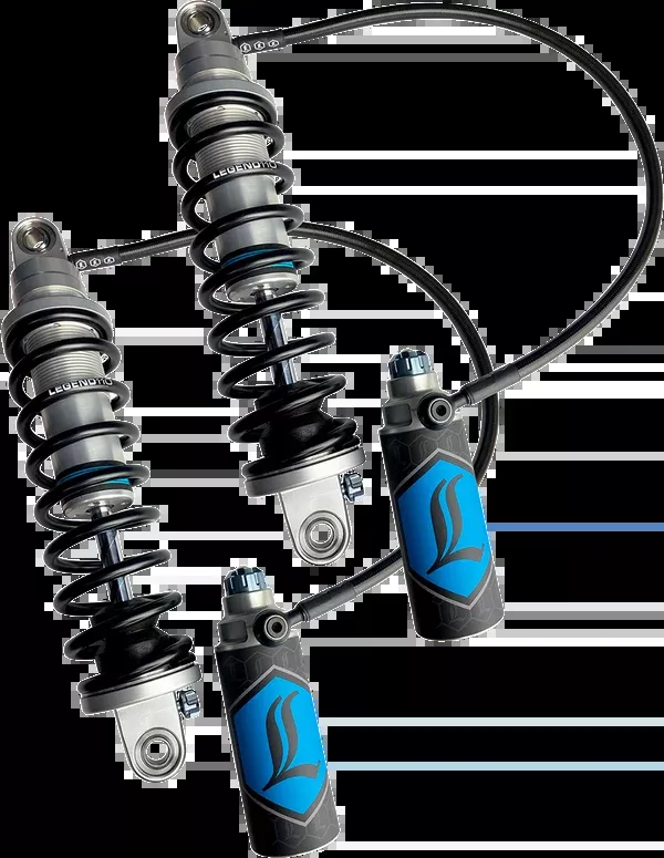 Legend Suspension REVO ARC Remote Reservoir Shocks – 14″ – Standard – Clear