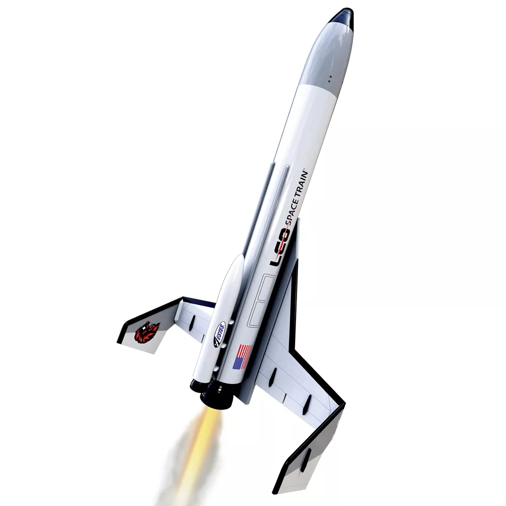 LEO Space Train Estes Model Rocket Kit Advanced