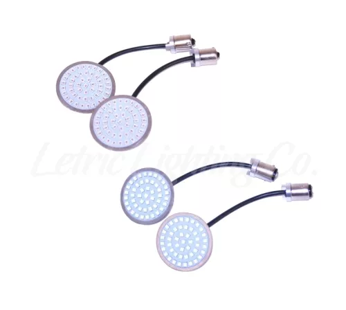 Letric Lighting Co. Standard Switchback Front & Rear LED Inserts For Harley