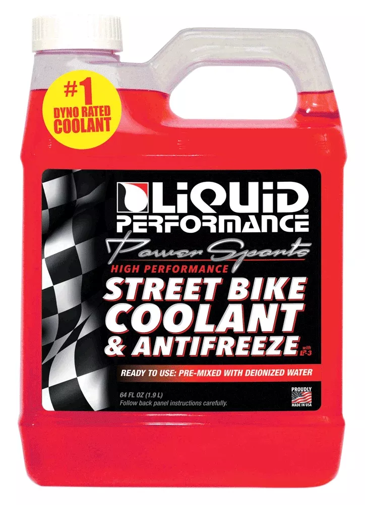 Liquid Performance Street Bike Coolant & Antifreeze 64OZ – 0535