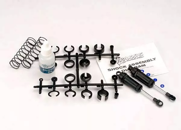 Long Black Front Ultra Shocks with Springs (2)