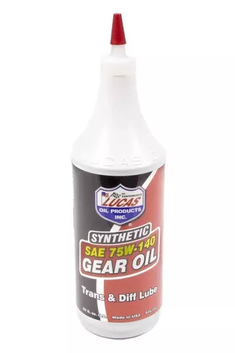 Lucas Oil 75w140 Synthetic Gear Oil 1 Qt LUC10121