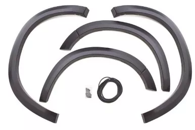 Lund SX203S Front/Rear Elite Black Smooth Sport Style Fender Flare for Ram 1500