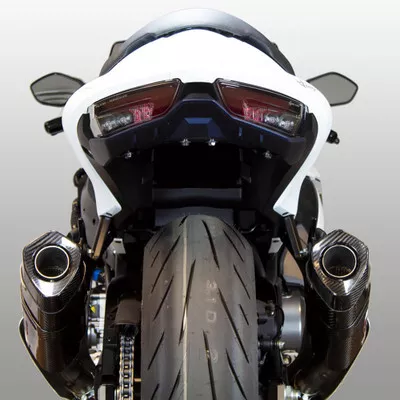 M4 Suzuki Hayabusa 21-26 Dual Tech1 Carbon Slip On Exhaust