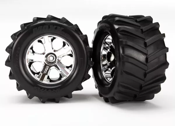 Maxx 2.8" Tires on All-Star Chrome Wheels