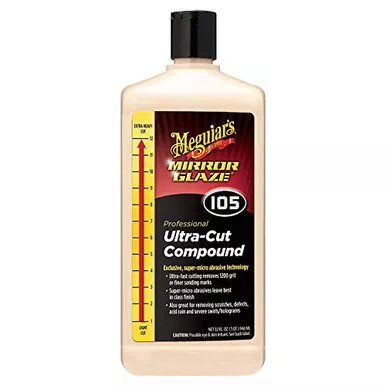 Meguiar's M10532 Mirror Glaze Ultra-Cut Compound, 32 Fluid Ounces, 1 Pack