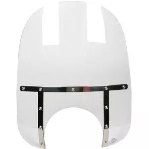 Memphis Shades 15" Slim Clear Windshield w/9" Cutout (MEM4120)