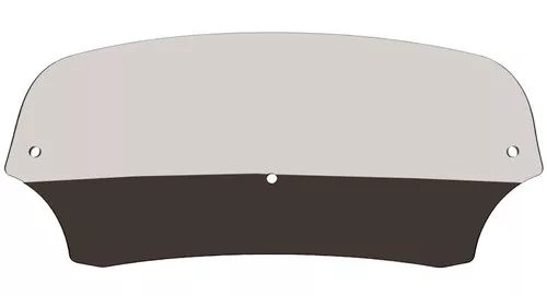 Memphis Shades Batwing 5" Solar Windshield (MEP8509)