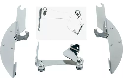 Memphis Shades Batwing Fairing Polished Trigger-Lock Mounting Kit (MEK1901)