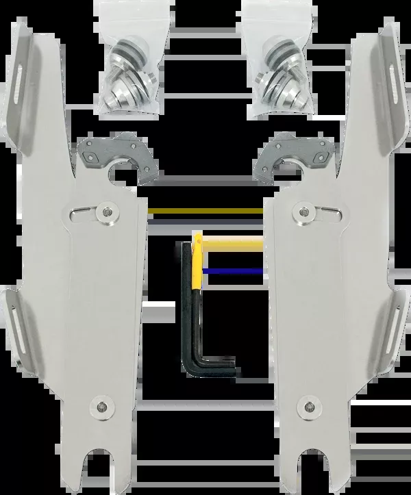 Memphis Shades Batwing Mounting Kit – Covered Forks – Without Lightbar