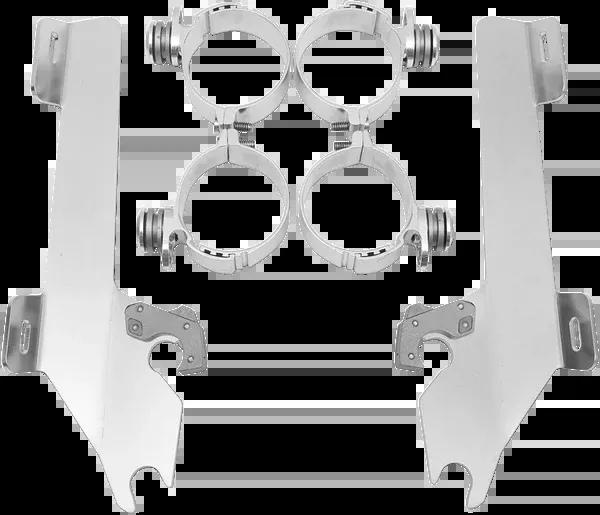 Memphis Shades Batwing Trigger Lock Mounting Kit – VTX 1800 – Polished