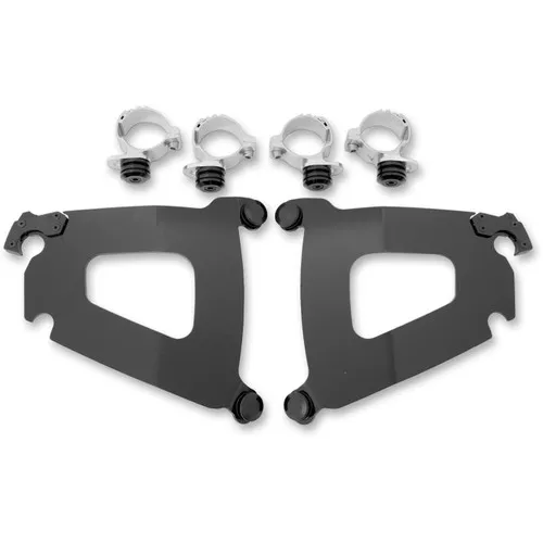 Memphis Shades Black Trigger-Lock Mounting Kit for Bullet Fairings (MEB1977)