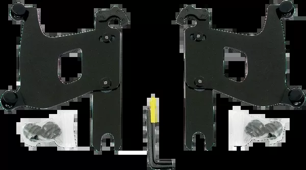 Memphis Shades Bullet Trigger Lock Mounting Kit - Covered Forks - Without Lightbar - Black
