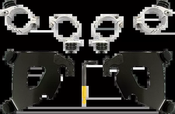 Memphis Shades Cafe Mounting Kit - Black - FX
