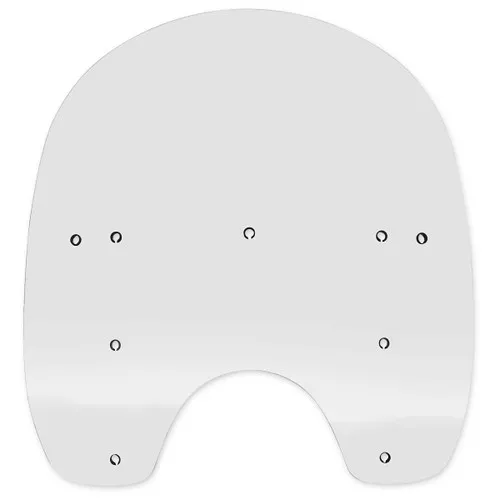 Memphis Shades Clear 15" Plastic Windshield for FXR/XL/FXD (MEP6130)