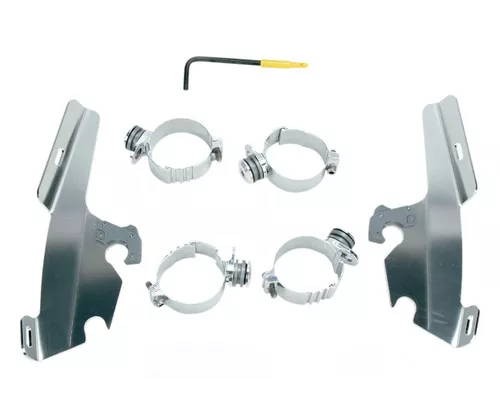 Memphis Shades Fats/Slim/Fairing Trigger-Lock Polished Mounting Kit (MEM8978)