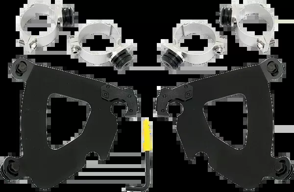 Memphis Shades Gauntlet Mounting Kit - Black - FXD
