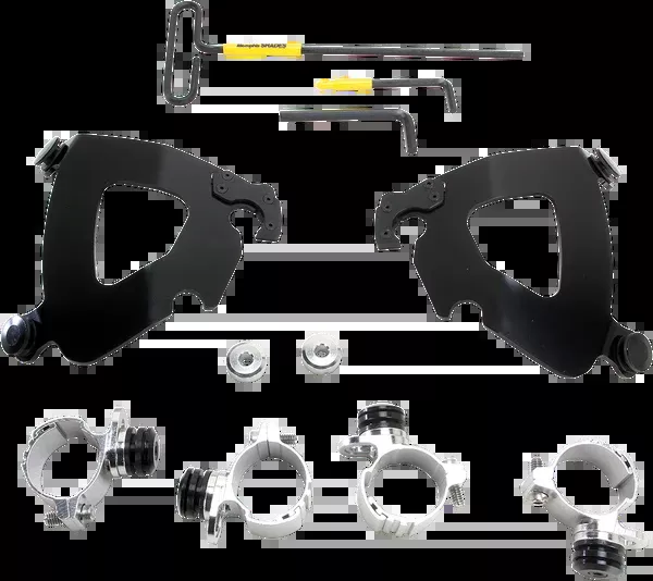 Memphis Shades Gauntlet Mounting Kit - Black - XL1200