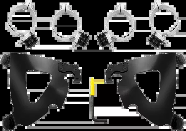 Memphis Shades Road Warrior Mounting Kit – Black – FXLR