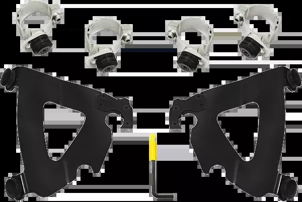 Memphis Shades Road Warrior Mounting Kit - Black - Harley-Davidson