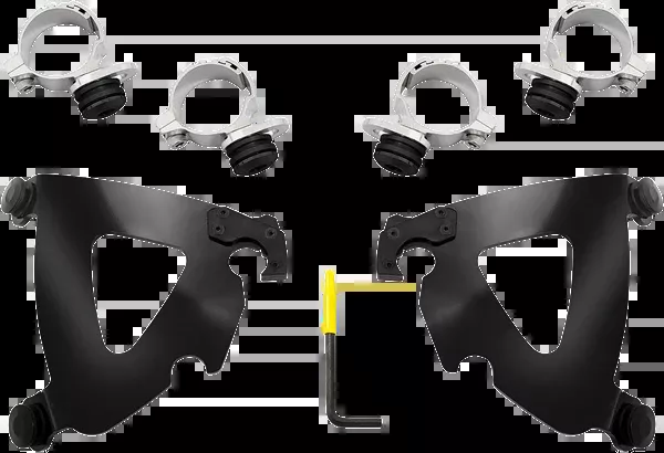 Memphis Shades Road Warrior Mounting Kit – Black – Scout