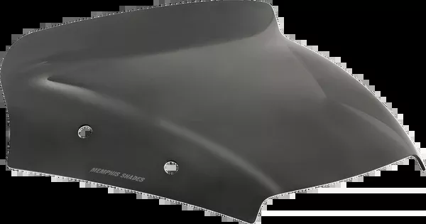 Memphis Shades Spoiler Windshield - 3" - Dark Black Smoke - FLTR